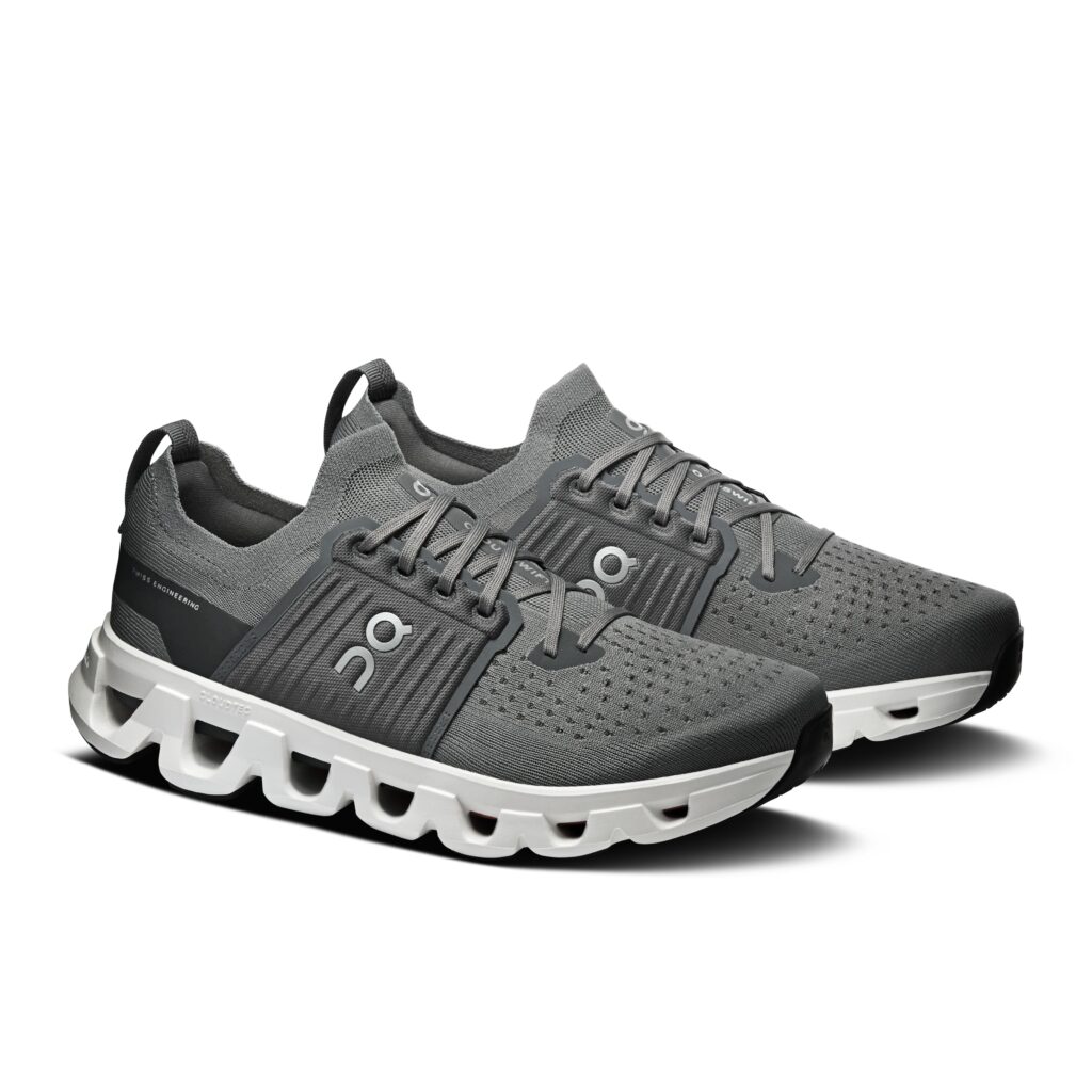 ON Cloudswift 4 Herren grau - Laufschuh Vorderseite
