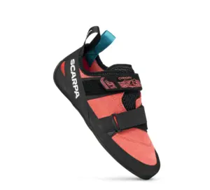 Scarpa Origin Damen rot-schwarz Kletterschuh, Detailansicht von vorne