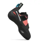 Scarpa Origin Damen rot-schwarz Kletterschuh, Hinteransicht
