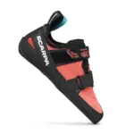 Scarpa Origin Damen rot-schwarz Kletterschuh, Seitenansicht