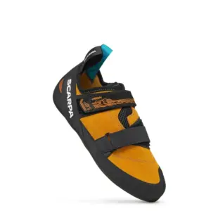 Scarpa Origin Herren orange/schwarz Kletterschuh, Detailansicht von vorne