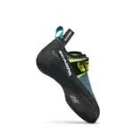 Scarpa Origin VS Herren grün-gelb Kletterschuh, Detailansicht von der Seite