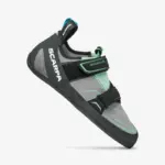 Scarpa Reflex VS Damen grau gruen Kletterschuh, Seitenansicht
