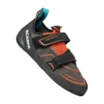 Scarpa Reflex VS Herren Kletterschuh grau orange Detailansicht von vorne