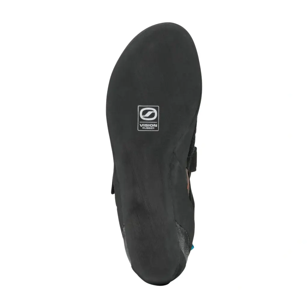 Scarpa Reflex VS Herren Kletterschuh grau orange Sohlenansicht