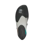 Scarpa Veloce Damen grau-blau Kletterschuh, Sohlenansicht