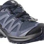 Salomon Examotion GTX Damen blau Laufschuh, vordere Ansicht