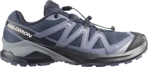 Salomon Examotion GTX Damen blau Laufschuh, seitliche Ansicht