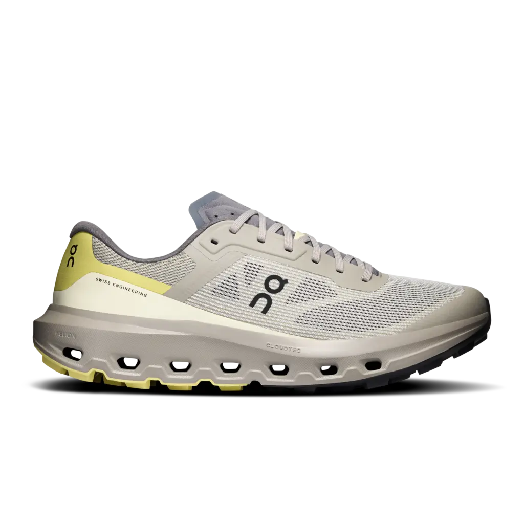 On Cloudvista 3 Herren olive/grün Trailrunning-Schuh, seitliche Ansicht