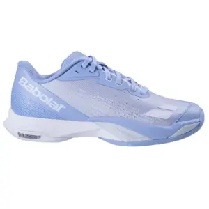 Babolat Jet Mach 4 Clay Damen blau Tennisschuh, seitliche Ansicht