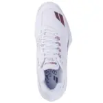 Babolat Jet Tere 2 Clay Damen weiß Tennisschuh, Draufsicht mit atmungsaktivem Meshgewebe