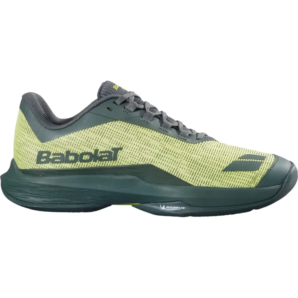 Babolat Jet Tere 2 Clay Herren grün Tennisschuh, seitliche Ansicht