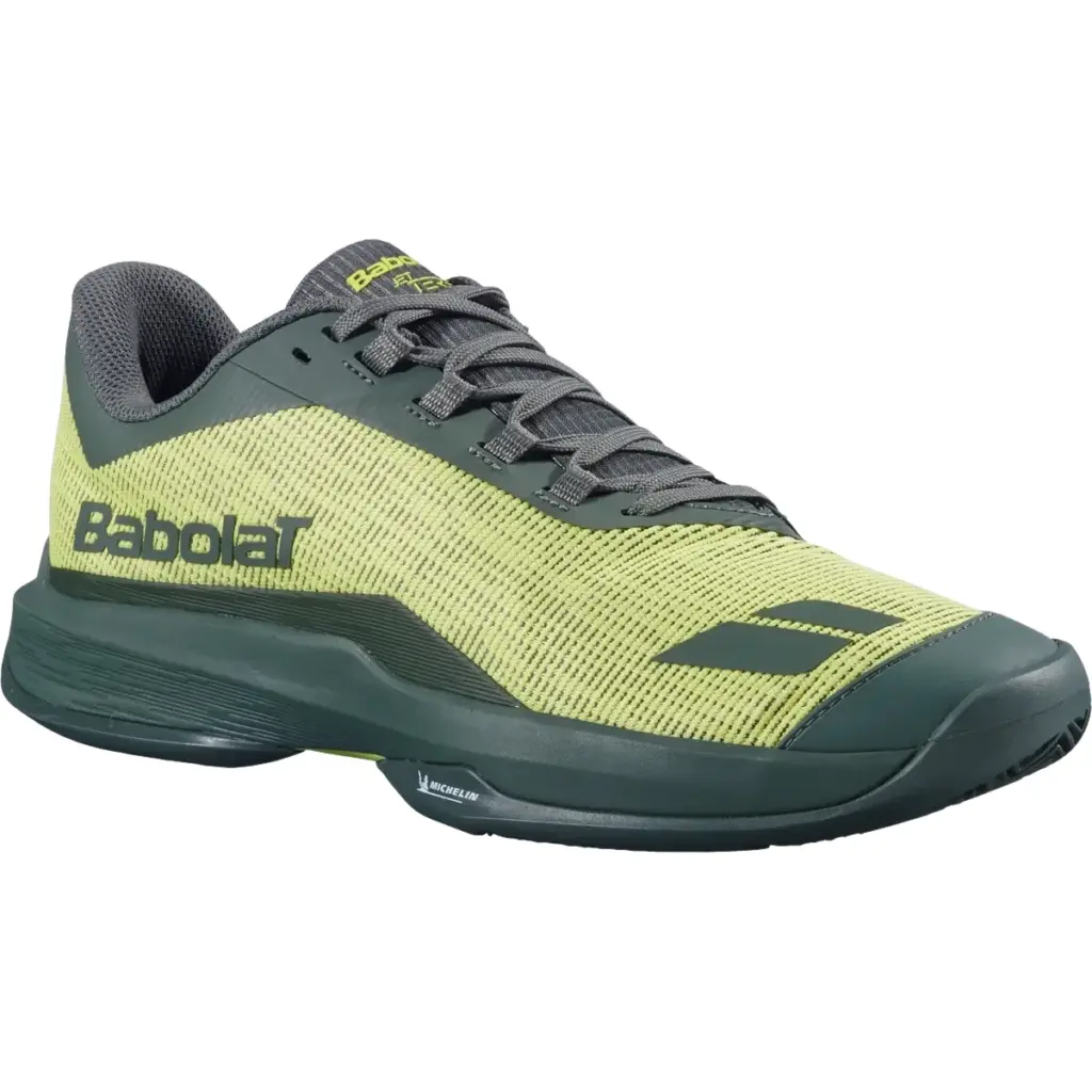 Babolat Jet Tere 2 Clay Herren grün Tennisschuh, vordere Ansicht