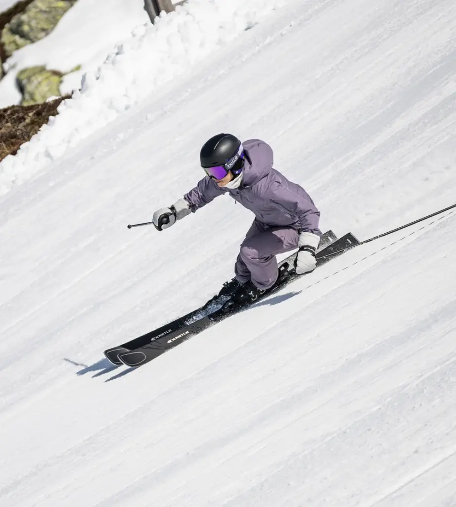 Kästle Wave 74 Damen + K12 PRW Ski mit Bindung, Actionansicht