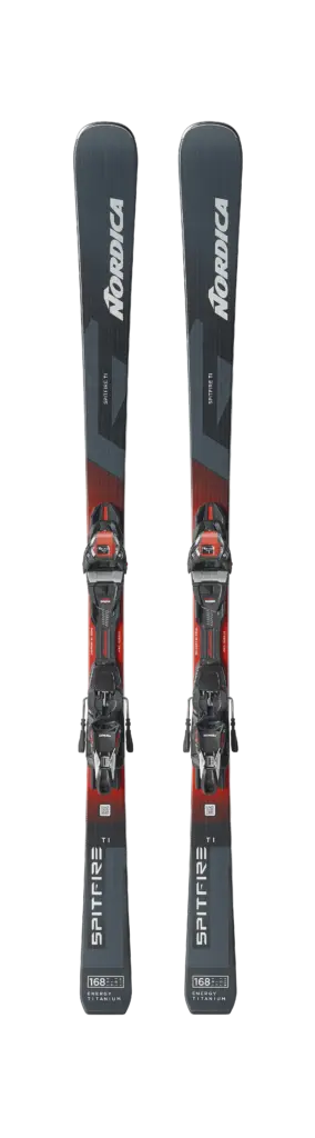 Nordica Spitfire Ti FDT + TP2 Light 11 FDT 2026/27 Carving-Ski mit Bindung, Draufsicht