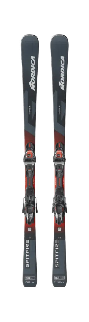 Nordica Spitfire Ti FDT + TP2 Light 11 FDT 2026/27 Carving-Ski mit Bindung, Draufsicht
