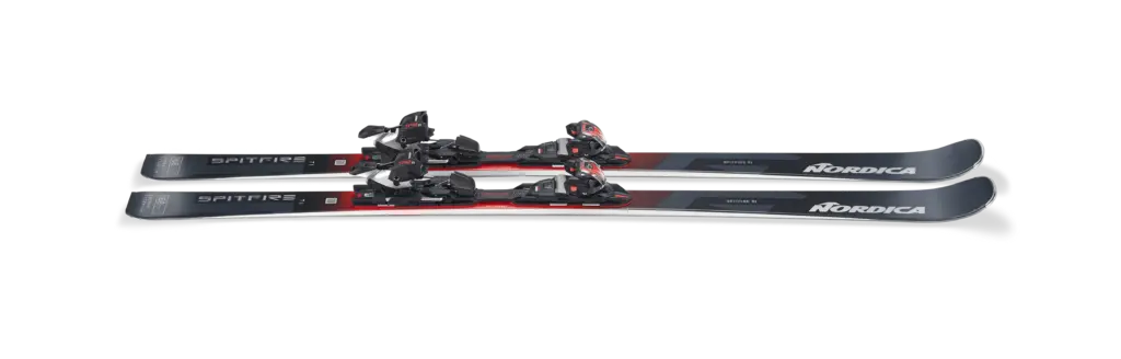 Nordica Spitfire Ti FDT + TP2 Light 11 FDT – Ski am Boden liegend